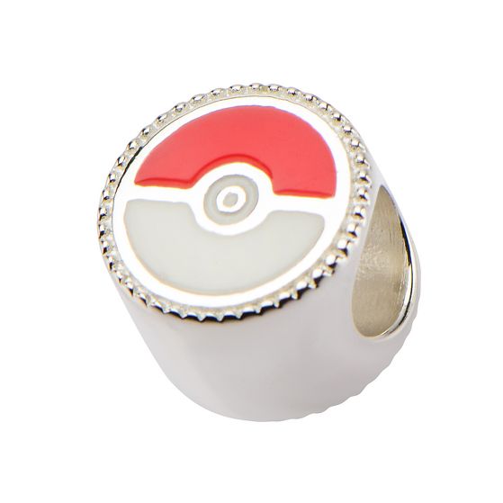 Charmander & Pokeball Sterling Silver Bead Charm